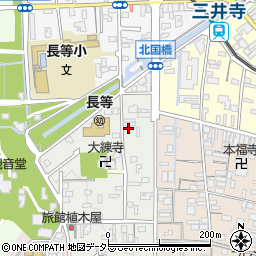 福田白衣株式会社　滋賀営業所周辺の地図