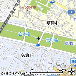 矢倉橋周辺の地図