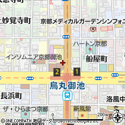 中京警察署二条殿交番周辺の地図
