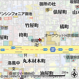 京都府京都市中京区御所八幡町52周辺の地図