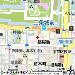 京都府京都市中京区織物屋町周辺の地図