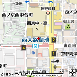 西京高等学校　全日制周辺の地図