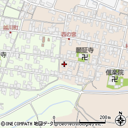 滋賀県蒲生郡日野町村井1457周辺の地図