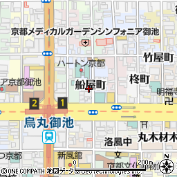パティオ ハートンホテル京都 カフェ レストラン周辺の地図