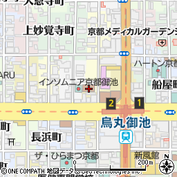 京都労働局　雇用均等室周辺の地図