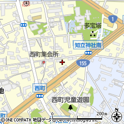 愛知県知立市西町西62周辺の地図