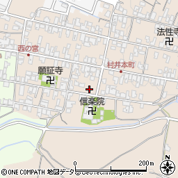 滋賀県蒲生郡日野町村井1439周辺の地図
