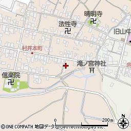 滋賀県蒲生郡日野町村井1415-2周辺の地図