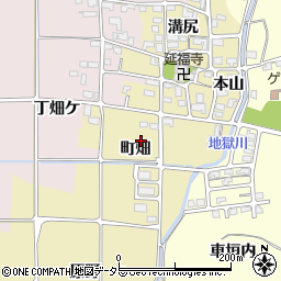 京都府亀岡市稗田野町天川周辺の地図