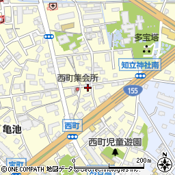 愛知県知立市西町西31周辺の地図