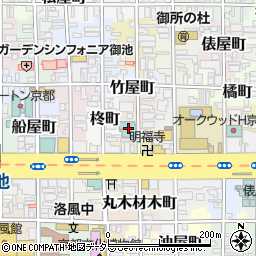 ホテルユニゾ京都烏丸御池周辺の地図