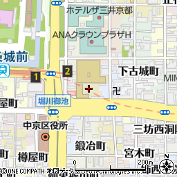 京都府京都市中京区押油小路町周辺の地図