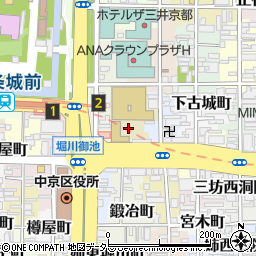 京都府京都市中京区押油小路町周辺の地図