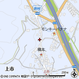 岡山県新見市上市728周辺の地図