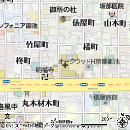 京都市立京都御池中学校周辺の地図
