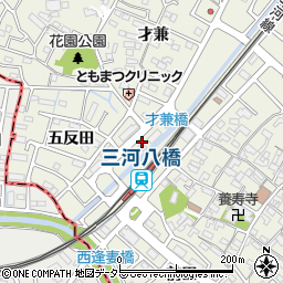 愛知県豊田市花園町五反田42周辺の地図