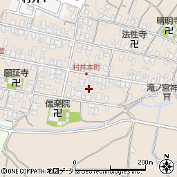 滋賀県蒲生郡日野町村井1403周辺の地図