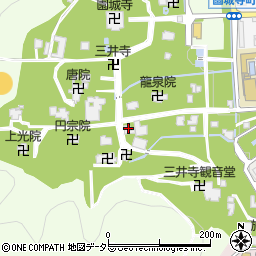 万徳院周辺の地図