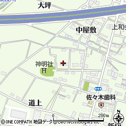 愛知県豊田市和会町下南屋敷周辺の地図