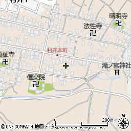 滋賀県蒲生郡日野町村井1405周辺の地図