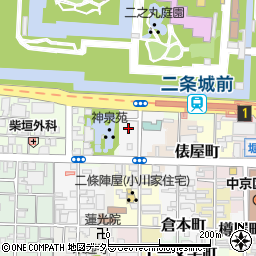 京都府京都市中京区市之町周辺の地図