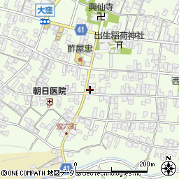 滋賀県蒲生郡日野町大窪1025周辺の地図