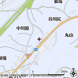 京都府亀岡市余部町中川原周辺の地図