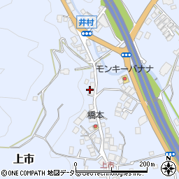 岡山県新見市上市729周辺の地図