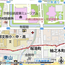 パークハウス京都岡崎有楽荘管理組合周辺の地図