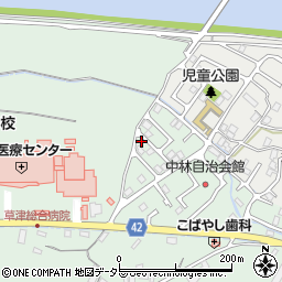 滋賀県草津市矢橋町1530-23周辺の地図