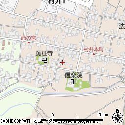 滋賀県蒲生郡日野町村井1442周辺の地図