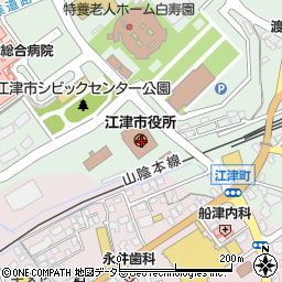〒695-0000 島根県江津市（以下に掲載がない場合）の地図