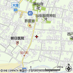 滋賀県蒲生郡日野町大窪1030周辺の地図