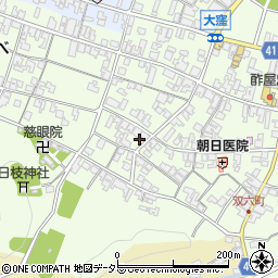 滋賀県蒲生郡日野町大窪989周辺の地図