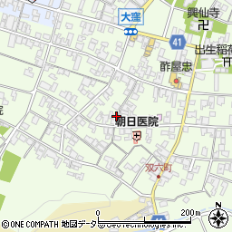 滋賀県蒲生郡日野町大窪1002周辺の地図