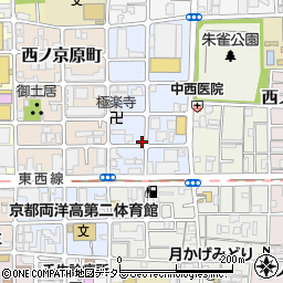フルーツパーク西ノ京銅駝町駐車場周辺の地図