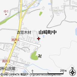 兵庫県宍粟市山崎町中6周辺の地図