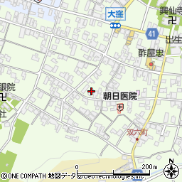 滋賀県蒲生郡日野町大窪997周辺の地図