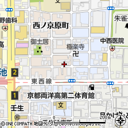 京都府京都市中京区西ノ京原町103周辺の地図