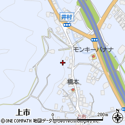 岡山県新見市上市735周辺の地図