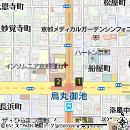 京都府京都市中京区二条殿町周辺の地図