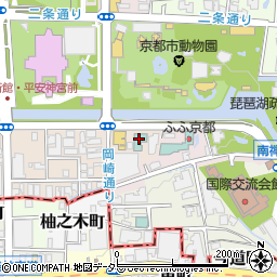 ポイントバケーション京都岡崎周辺の地図