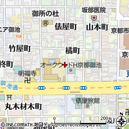 京都府京都市中京区守山町周辺の地図