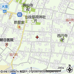 滋賀県蒲生郡日野町大窪1040周辺の地図
