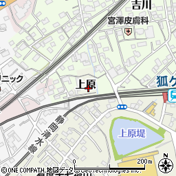静岡県静岡市清水区上原周辺の地図