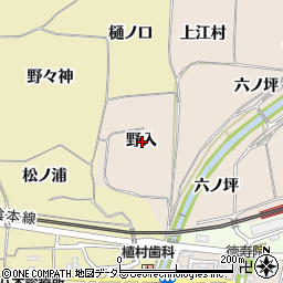京都府亀岡市篠町馬堀野入周辺の地図
