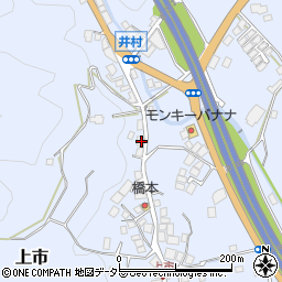 岡山県新見市上市727-1周辺の地図