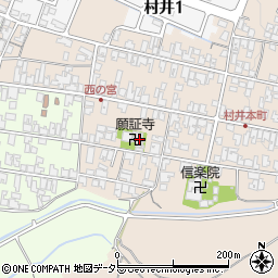 滋賀県蒲生郡日野町村井1448周辺の地図