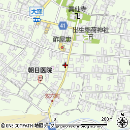滋賀県蒲生郡日野町大窪1023周辺の地図