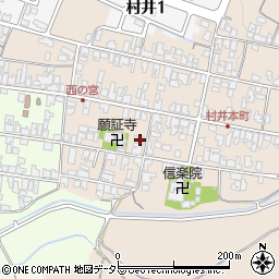 滋賀県蒲生郡日野町村井1444周辺の地図